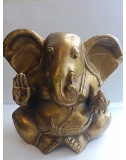 Ganesha – kovová soška masívna