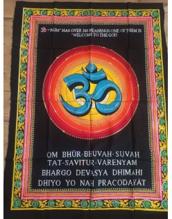 Plachta OM Gayatri mantra – 108 x 80 cm