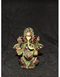 Soška – Ganesha (Ganéša) – malá, kovová (122)
