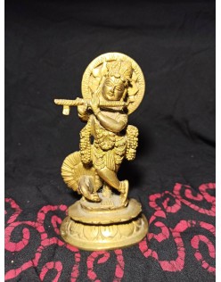 Krishna (Krišna) – kovová soška (126)