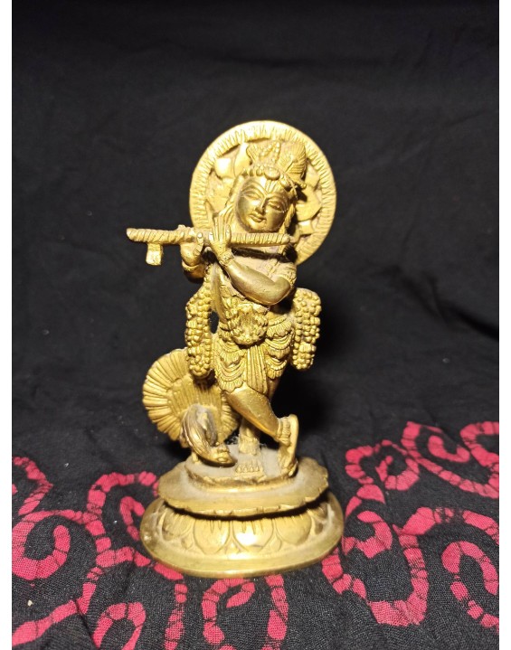Krishna (Krišna) – kovová soška (126)