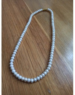 Náhrdelník perlový De Lux – guľatý tvar perál (108)